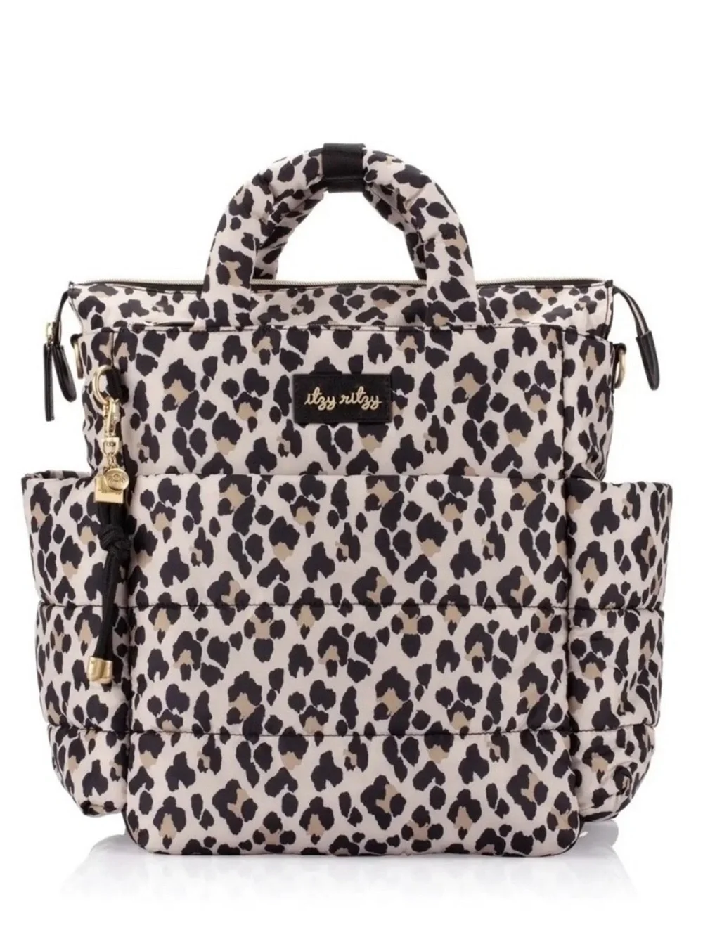 Itzy Ritzy Dream Convertible Leopard Diaper Bag